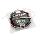 30m White Plastic Coated Curtain Wire Hanging Cord Cable Hook Hanging