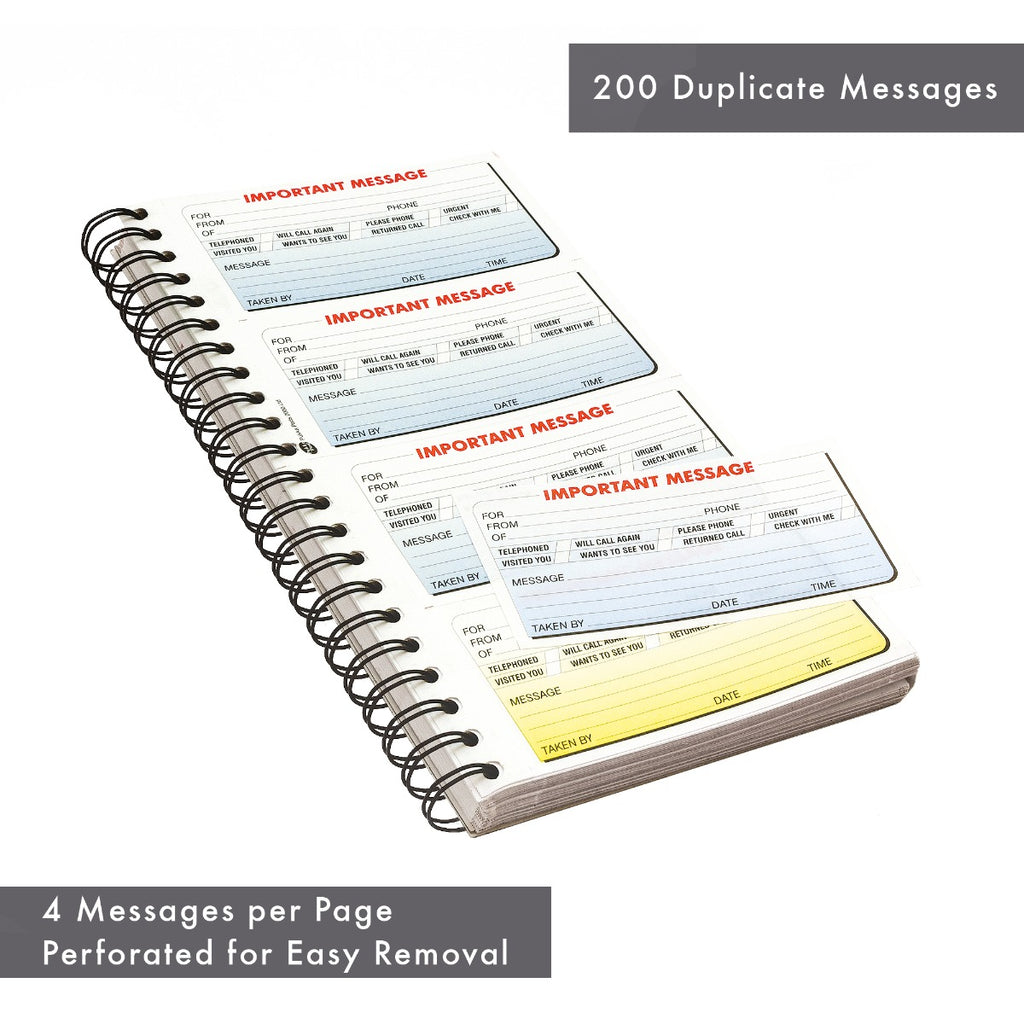 Pukka Pads Telephone Message Pad Wirebound 200 Pages - UK BUSINESS ...