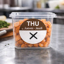 MyCafe Day of Week Food Rotation Label Thursday Pack of 3500 MYC10612