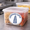 MyCafe Food Label Contains Lupin Removable Pack of 1000 MYC10616