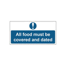 MyCafe All Food Covered and Dated Sign Vnl 100x200 MYC10696