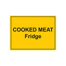 MyCafe Cooked Meat Fridge Sign Self Adhesive Vnl 150x200 MYC10711