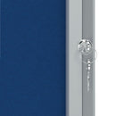 Nobo Premium Plus Felt Lockable Notice Board 9xA4 1902556