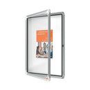 Nobo Premium Plus Outdoor Magnetic Lockable Notice Board 494x667x45mm 4xA4 1902577