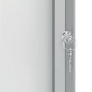 Nobo Premium Plus Outdoor Magnetic Lockable Notice Board 708x667x43mm 6xA4 1902578