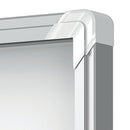 Nobo Premium Plus Outdoor Magnetic Lockable Notice Board 708x667x43mm 6xA4 1902578