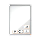 Nobo Premium Plus Outdoor Magnetic Lockable Notice Board 708x969x43mm 9xA4 902580