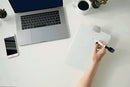Nobo Desktop Dry Erase Glass Surface Whiteboard Easel 216x297 1905173
