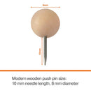 Nobo Noticeboard Wooden Push Pin (Pack of 40) 1915709