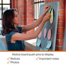 Nobo Noticeboard Wooden Push Pin (Pack of 40) 1915709