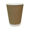 Cup 8oz Kraft Ripple (Pack of 500) NU903001