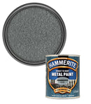 Hammerite Direct To Rust Metal Paint | Hammered Silver Finish 750ml