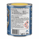 Hammerite 5092874 Direct To Rust Metal Paint - Smooth Yellow Finish 750Ml