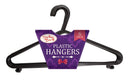 Plastic Full Size Clothes Hangers | 12 Hanger Bundle.