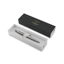 Parker Jotter Ballpoint Pen Medium Steel with Chrome Trim Blue 1953170
