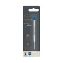 Parker Quink Ballpoint Pen Refill Medium Blue Blister (Pack of 12) S0909580