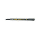 Pentel Permanent Marker Super Fine Point Black Pack of 12 NFS410-A