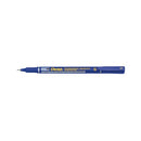 Pentel Permanent Marker Super Fine Point Blue Pack of 12 NFS410-C