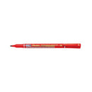Pentel Permanent Marker Fine Point Red Pack of 12 NM470-B