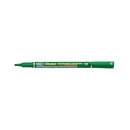 Pentel Permanent Marker Fine Point Green Pack of 12 NM470-D