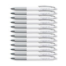 Pentel Floatune Retractable Rollerball 0.8mm Black Pack of 12 BY208-AX