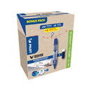 Pilot V-Board Master Drywipe 10 Markers + 10 Refills Bullet Tip Blue (Pack of 20) WLT556282