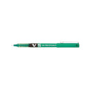 Pilot V5 Hi-Tecpoint Ultra RollerballxFine Green (Pack of 12) BXV504