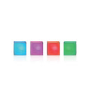 Sensory Light Up LED Colour Changing Mood Cube Light 75mm (Pack of 4) SSML4