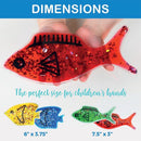 Fidget Toy Jelly Fish Design Assorted 200mm (Pack of 4) FGJF4