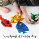 Fidget Toy Jelly Fish Design Assorted 200mm (Pack of 4) FGJF4