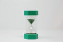 Sand Timer with Matching Coloured Sand 1 Minute Green/Clear 75x75x160mm ST1