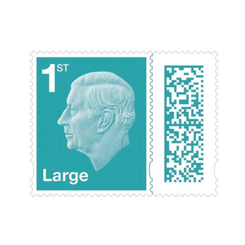 Royal Mail First Class Large Postage Stamps Sheet (Pack of 50) BBSL1 ...