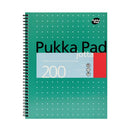 Pukka Pad Ruled Wirebound Metallic Jotta Notebook 200 Pages A4 (3 Pack) JM018