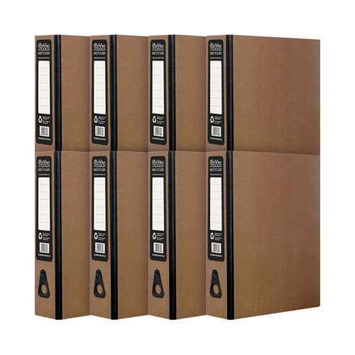 Pukka Recycled Box File Foolscap Kraft (Pack of 8) RF-9487 – UK ...