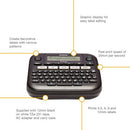 Brother P-Touch PT-D210VP Desktop Label Printer Black PTD210VPZU1