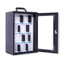 Pavo Smartphone Steel Cabinet 36 Phone Capacity Dark Grey DF70801