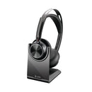 Poly Voyager Focus 2 USB-C-C Headset +USB-C/A Adapter +Charging Stand 9T9J5AA