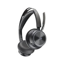Poly Voyager Focus 2 MS Teams Certified USB-C-C Headset +USB-C/A Adapter +Charging Stand 9T9J6AA