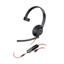 Poly Blackwire 5210 Monaural USB-C/A +3.5mm Headset 8X230AA