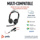 Poly Blackwire 5220 Stereo USB-C/A +3.5mm Headset Bulk 8X231A6