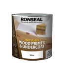 Ronseal Knot Block | Wood Primer And Undercoat | White | 2.5 Litre