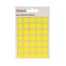 Blick Fluorescent Labels in Bags Round 13mm Dia 140 Per Bag Yellow (Pack of 2800) RS004752