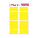 Blick Labels in Office Packs 25mmx50mm Yellow (Pack of 320) RS020158