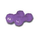 Urban Fitness Neoprene Dumbbell 1kg Purple (Pack of 2) UFW031