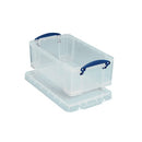 Really Useful 9L Storage Box With Lid And Clip Lock Handles Clear 9C