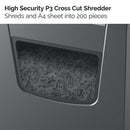 Rexel Momentum X312-Sl Slimline Cross-Cut P-3 Shredder 2104574