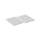 Velcro Stick On Squares 25mm White (Pack of 24) VEL-EC60235