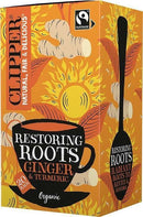 Clipper Fairtrade Restoring Roots Ginger & Turmeric Organic Bags