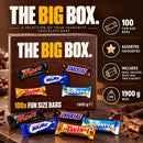 Mars The Big Box Fun Size Chocolate Bars | 1 x 100 Bars | 1.9kg Multipack | Snickers, Bounty, Twix, Bounty etc.