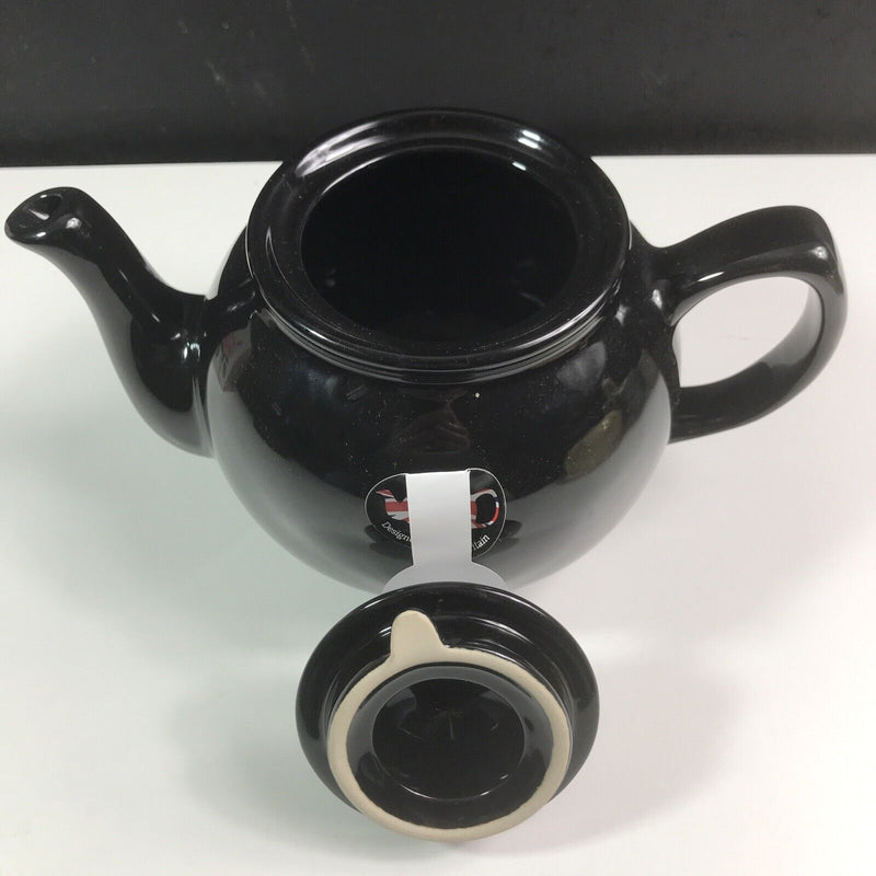 Price & Kensington Black Gloss 6 Cup / 39oz Large Teapot